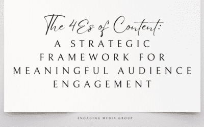 The 4Es of Content: A Strategic Framework for Meaningful Audience Engagement